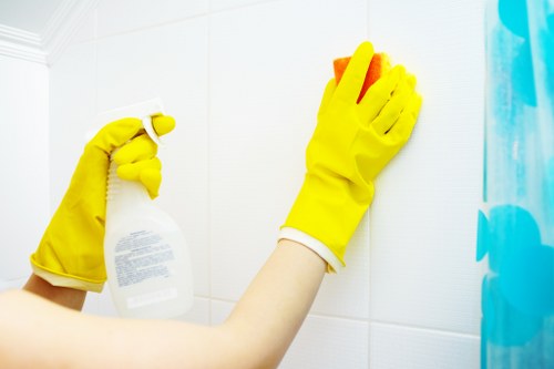 Thorough builders clean in Chiswick for a commercial property ready for reopening