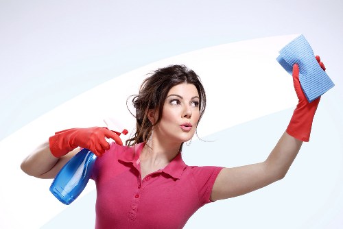 Detailed kitchen and cupboard cleaning during move in cleaning in Chiswick